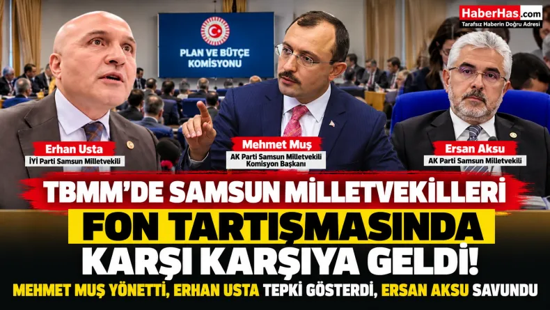 TBMM fon krizi Samsun milletvekilleri
