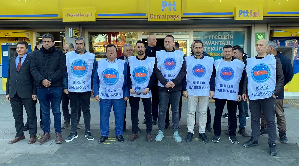 PTT çalışanlarına yönelik şiddet protesto edildi