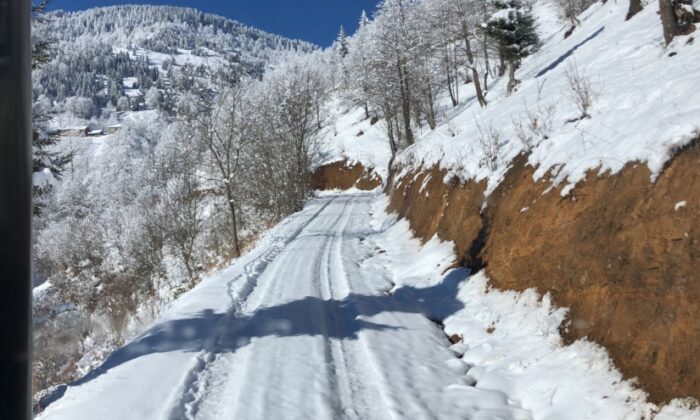 Giresun’da kar esareti; 121 köy yolu kapalı