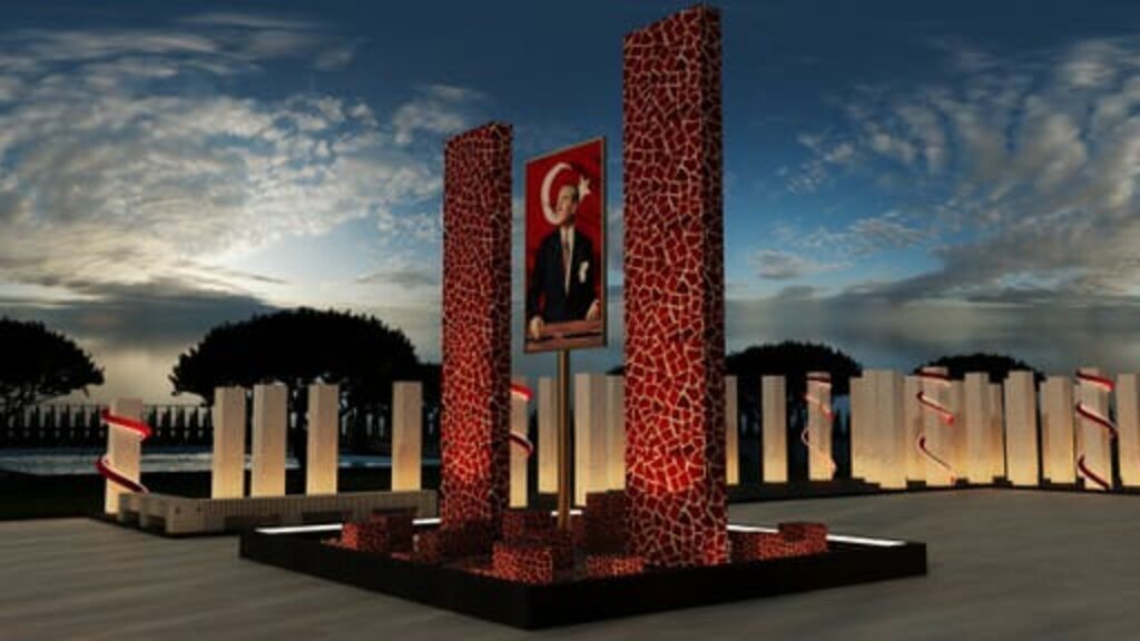 100 YILIN ANITI ATAKUMDA INSA EDILIYOR 7