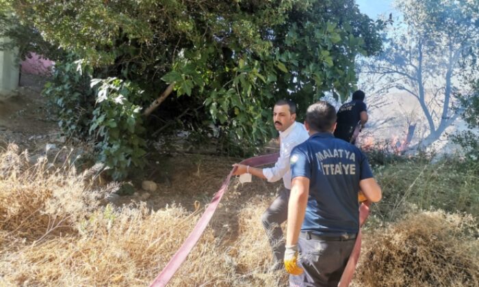 Kaymakam yangında itfaiyeci gibiydi