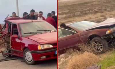 Konya’da astsubay ve ailesine otomobil çarptı