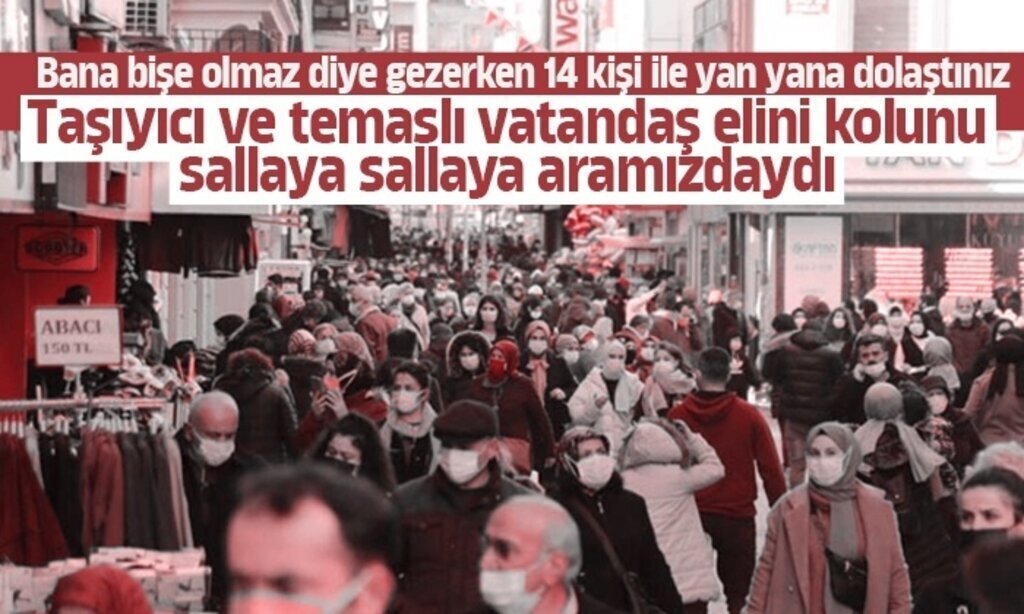 14 koronavirus tasiyicisi ve temasli vatandas elini kolunu sallaya sallaya gezerken1