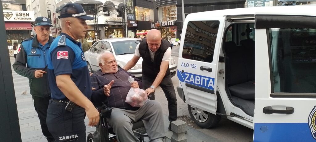 İlkadım Zabıtası’ndan gönüllere dokunan hareket