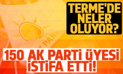 AK Parti Terme’de toplu istifa
