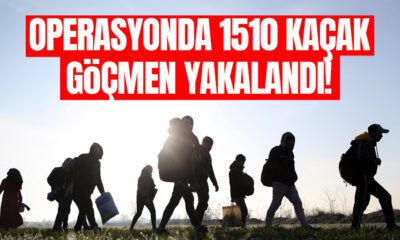1510 kaçak göçmen yakalandı