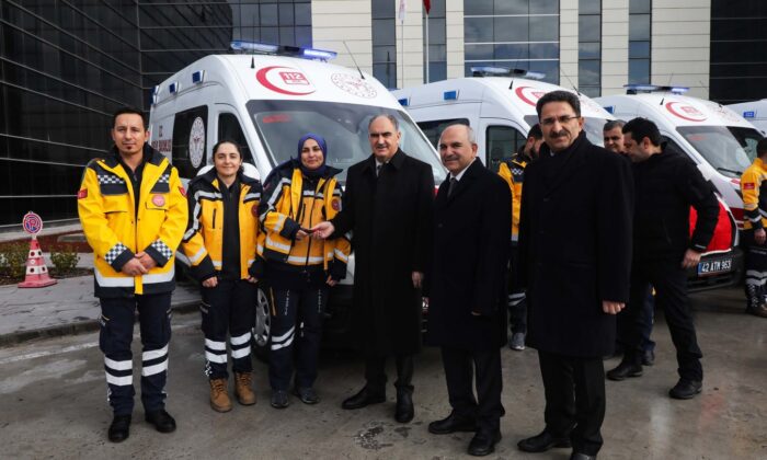 Konya’daki ambulans sayısı 133’e çıktı
