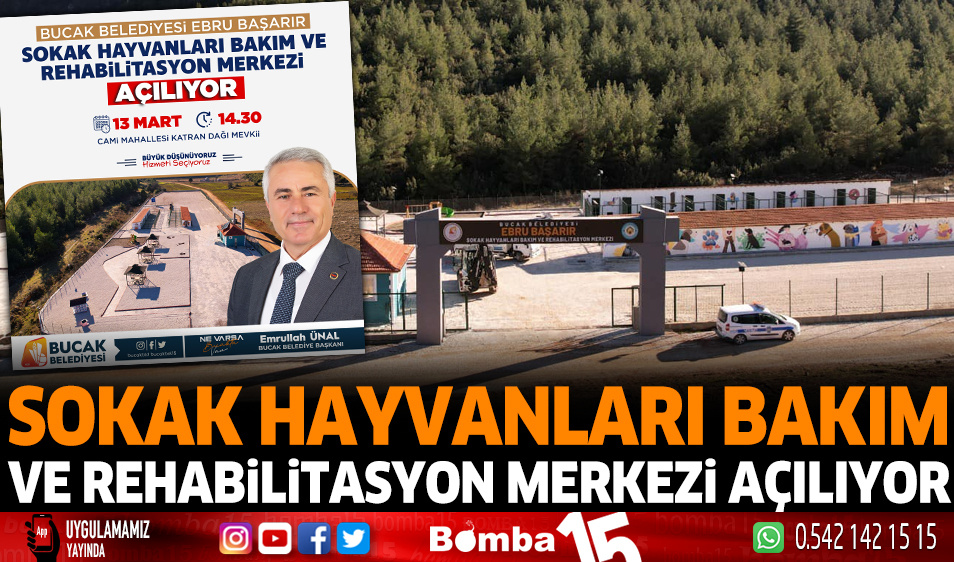 Sokak Hayvanları Bakım ve Rehabilitasyon Merkezi açılıyor