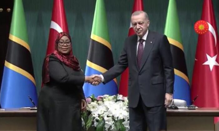 Erdoğan, Tanzanya Cumhurbaşkanı ile görüştü