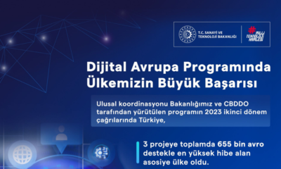 Dijital Avrupa Programında Türkiye’nin büyük başarısı