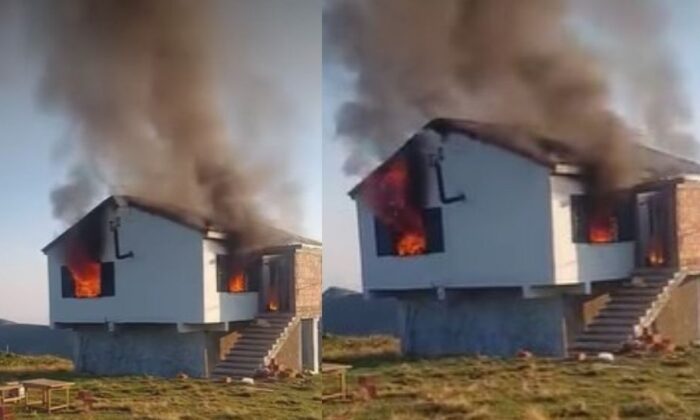 Yayla evi kundaklandı; 3 ölü