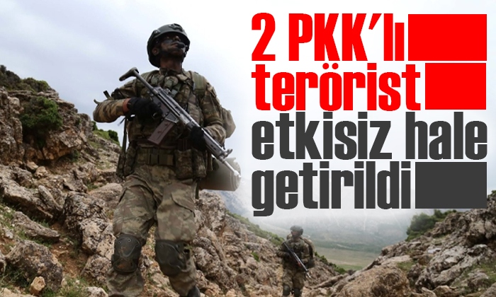 2 PKK’lı terörist etkisiz hale getirildi