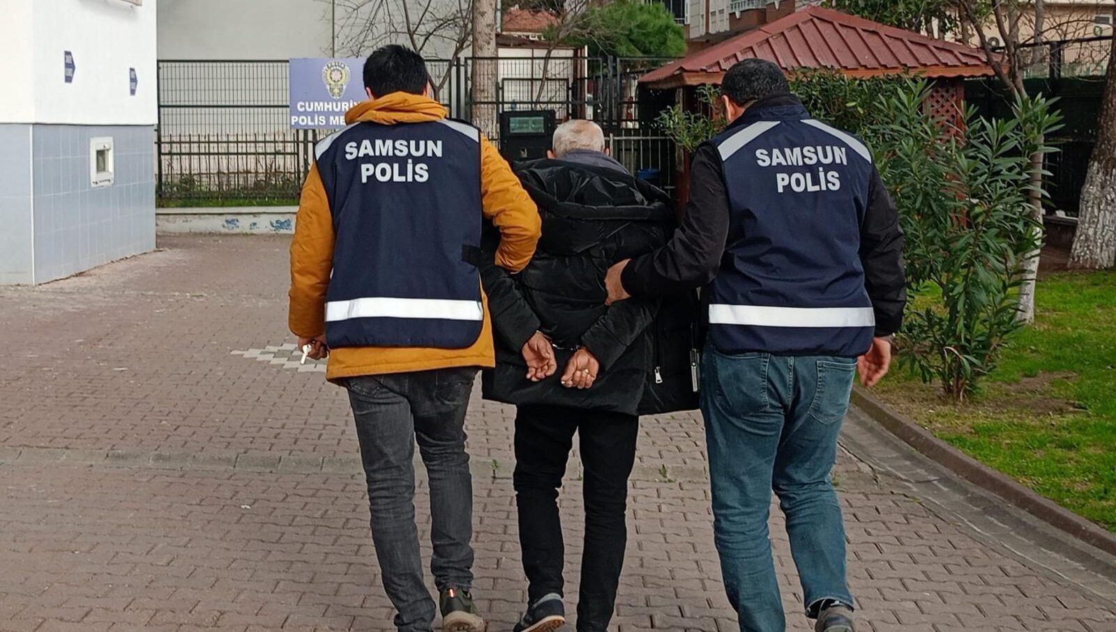 Samsun'da 35 yıl hapis cezası bulunan firari hükümlü yakala