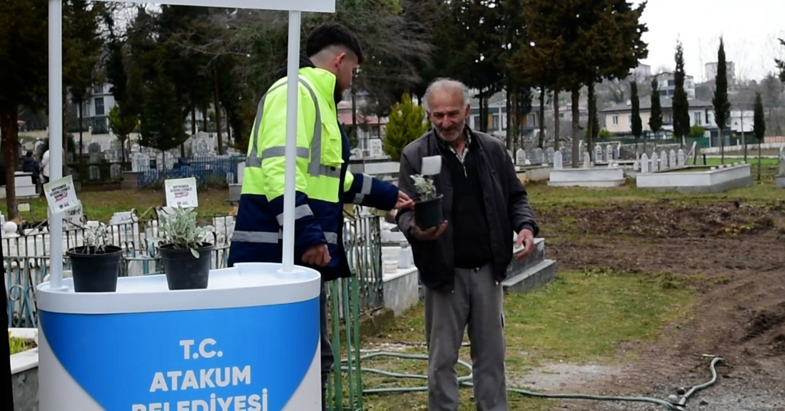 Atakum Belediyesinden bayram arefesinde anlamlı hizmet
