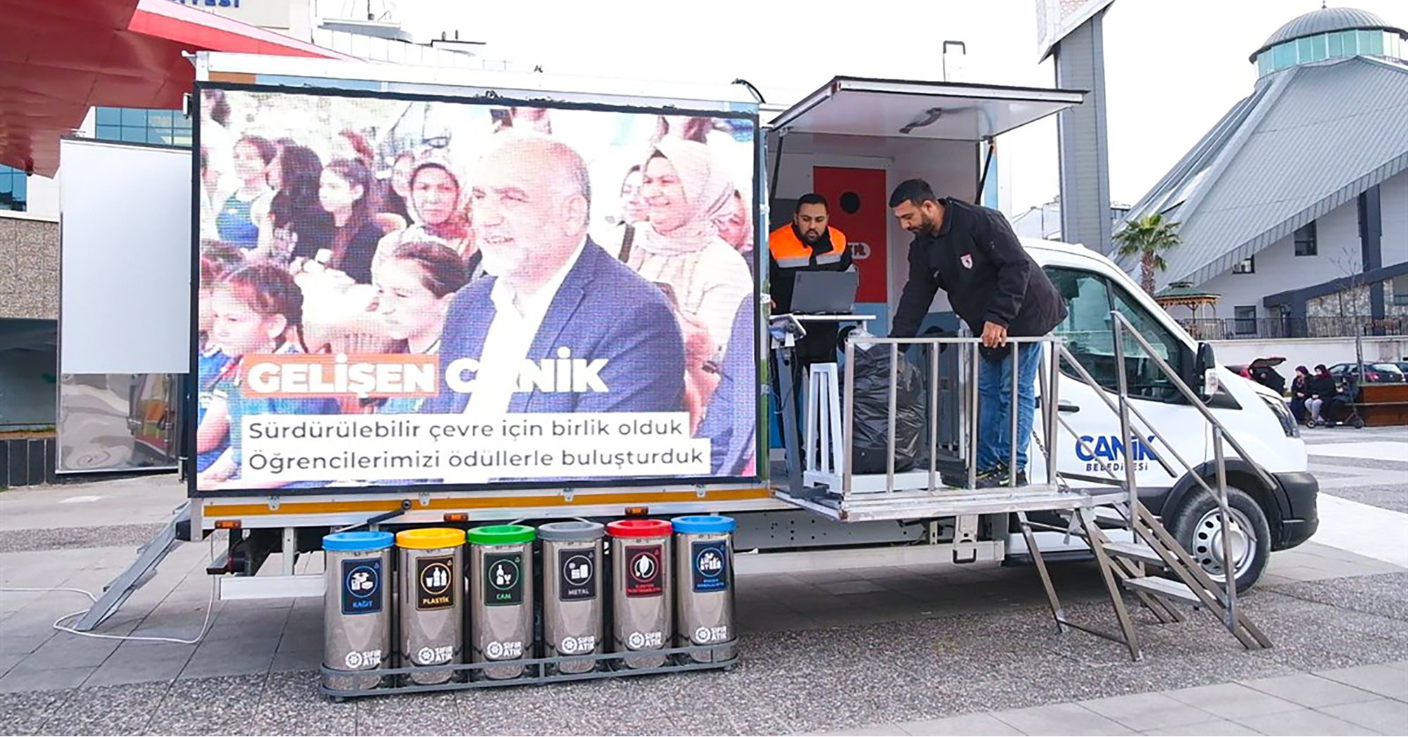 Samsun Canik’te atığı getirene nakit iade