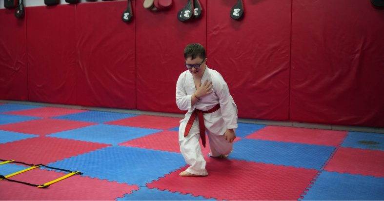 Samsun’da Down sendromlu Berke, tekvandoda Türkiye ve dünya dereceleri istiyor