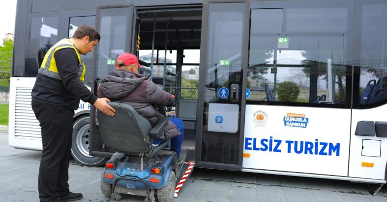 Samsun’da Engelsiz Turizm Otobüsü hizmette