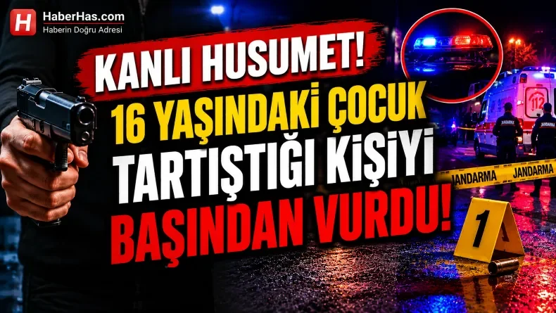 Köyde Husumet Kanlı Bitti: 16 Yaşındaki Çocuk Ateş Açtı!