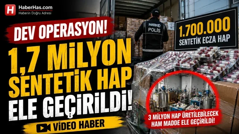 Polisi Şoke Eden Operasyon: TIR’dan Milyonlarca Sentetik Hap Çıktı