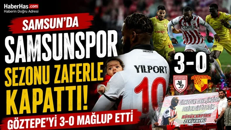Samsunspor Evinde Şov Yaptı! Göztepe’ye 3 Gol, 3 Puan