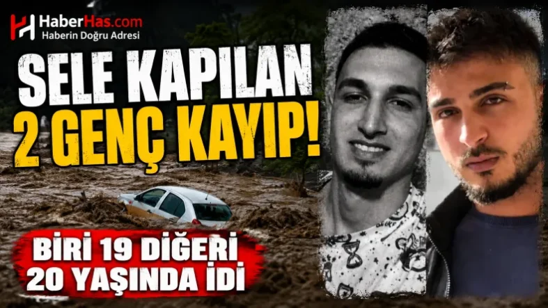 Sel Felaketi 3 Kişi Hayatını Kaybetti, Dereye Düşen Otomobildeki 2 Genç Kayıp-donusturuldugu-kaynak-png