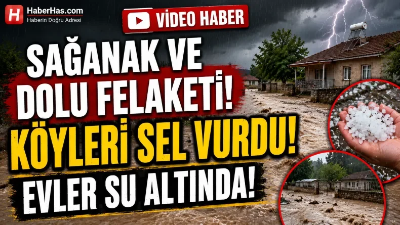 Sel Felaketi! Dereler Taştı: Evler ve Tarlalar Zarar Gördü