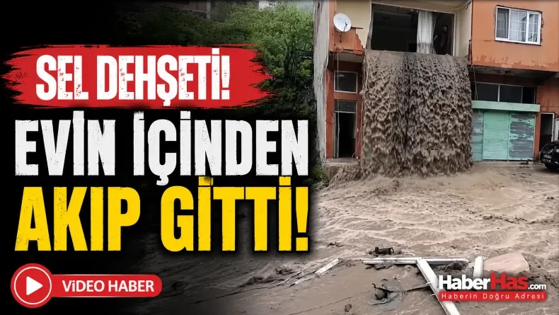 Selin Gücü Şaşkına Çevirdi: Sular Evden Geçip Caddeye Aktı