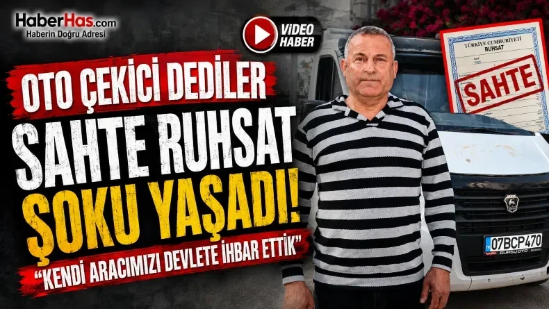 Oto Çekici Alırken Kabusu Yaşadı! Araçta Sahte Ruhsat Çıktı