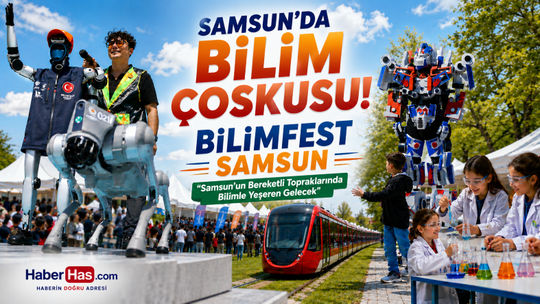 Samsun’da Bilim Şenliği: Festival Alanı Ziyaretçi Akınına Uğradı