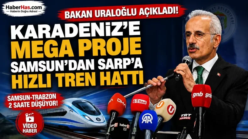 Trabzon ve Samsun’u Birleştirecek Dev Projede Yeni Gelişme