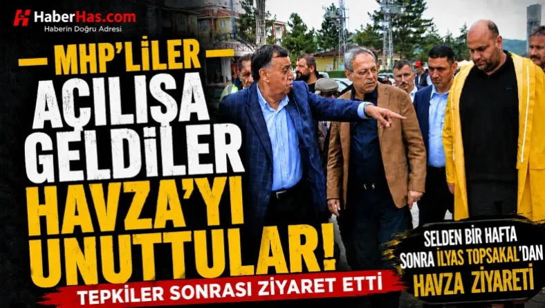 MHP Samsun’da Açılış Yaptı, Gözler Havza’ya Çevrildi: Sel Felaketi Sonrası Tepkiler Dinmiyor