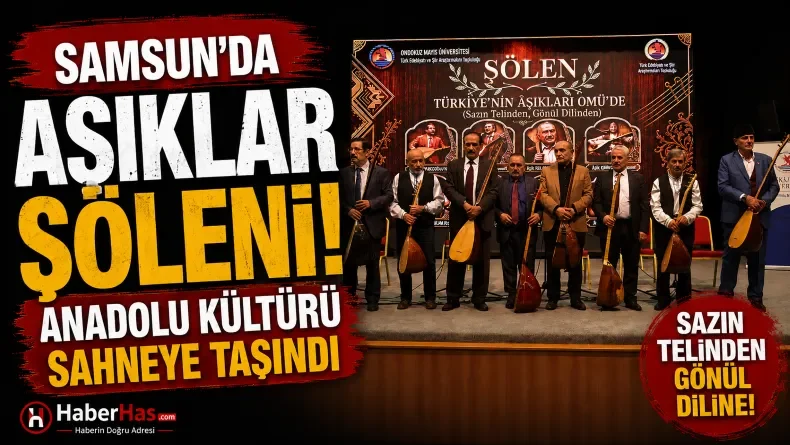 Samsun’da Bağlamalar Konuştu, Aşıklar Yarıştı