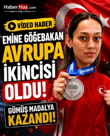 Milli Tekvandocu Emine Göğebakan, Avrupa İkincisi Oldu!