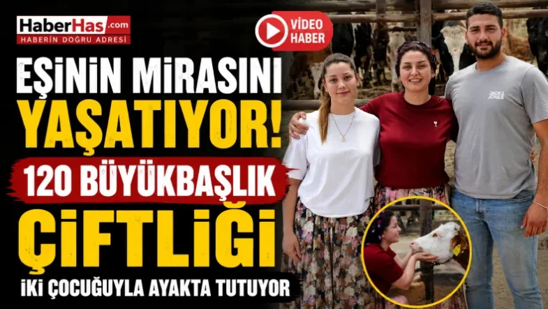 Eşinin Mirasını Yaşatıyor! 120 Büyükbaşlık Çiftliği İki Çocuğuyla Ayakta Tutuyor-donusturuldugu-kaynak-png