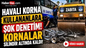 Havalı Korna Kullananlara Şok Denetim! Kornalar Silindir Altında Kaldı-donusturuldugu-kaynak-png