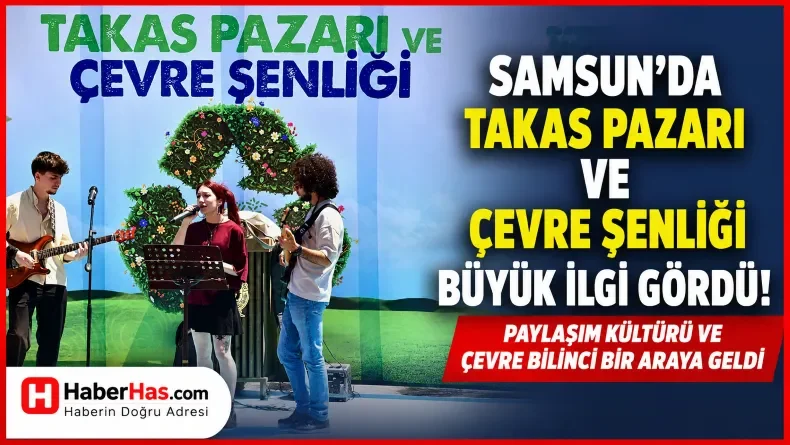 Samsun’da Kullanılmayan Eşyalar Yeniden Hayat Buldu: Takas Pazarı Büyük Beğeni Topladı