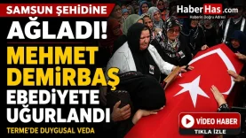 Samsun Şehidine Ağladı! Mehmet Demirbaş Ebediyete Uğurlandı-donusturuldugu-kaynak-png