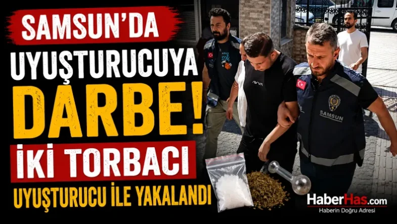 Samsun'da Uyuşturucuya Darbe! İki Torbacı Uyuşturucu İle Yakalandı-donusturuldugu-kaynak-png