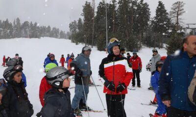 600 öğrenci Sarıkamış’ta kayak öğrendi