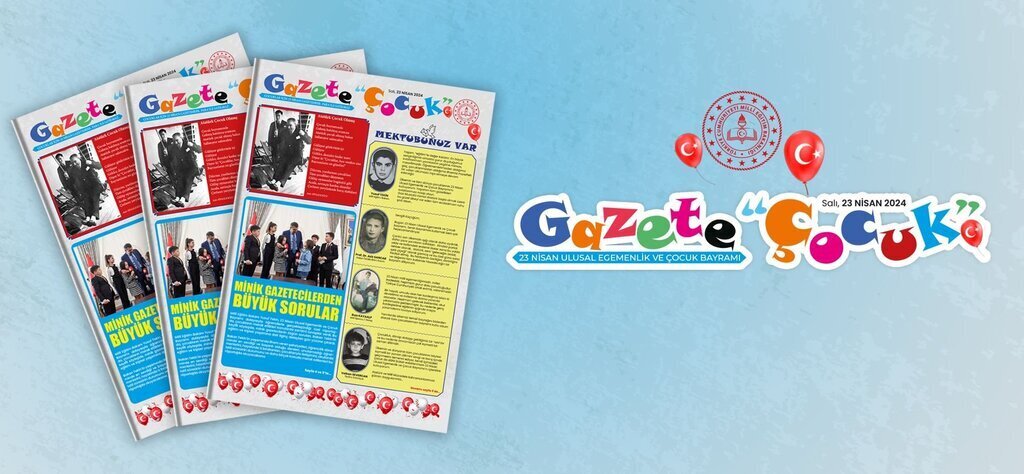 23 Nisana ozel Gazete Cocuk yayinlandi