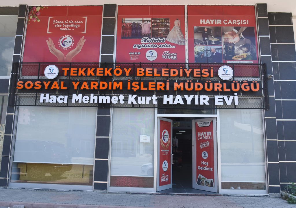 Kurban Bayramı öncesi Tekkeköy Belediyesi Hayır Çarşısı’nın kapılarını açtı