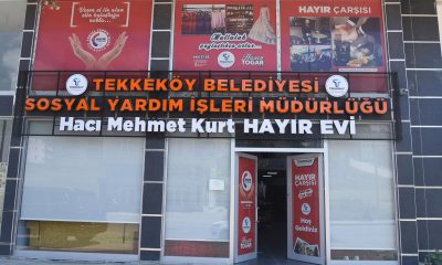 Kurban Bayramı öncesi Tekkeköy Belediyesi Hayır Çarşısı’nın kapılarını açtı