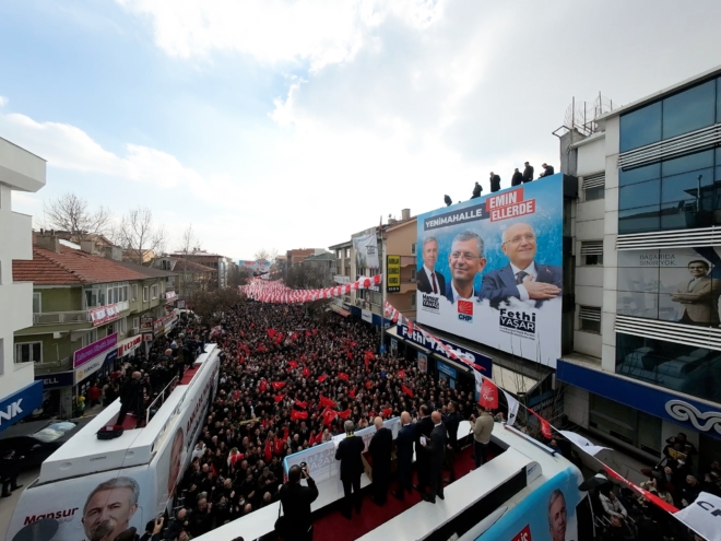 Mansur Yavaş’tan miting gibi SKM açılışı