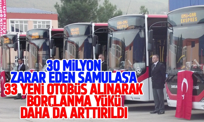Samsun Büyükşehir Belediyesi 33 yeni otobüs aldı!