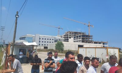 Tekkeköy Devlet Hastanesi İnşaatı Bitti Bitiyor Derken İşçiler İş Bıraktı!