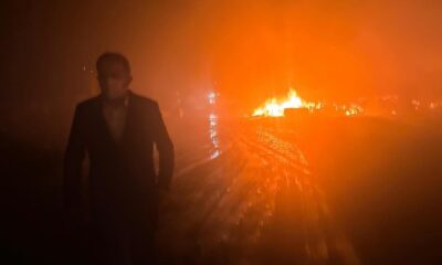 ATO Başkan Yardımcısı Yılmaz yangın bölgesinde; ‘Geçmiş olsun Ankara’ paylaşımı