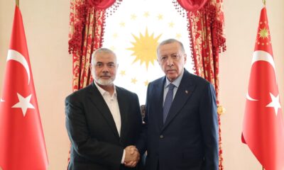Erdoğan, Hamas Siyasi Büro Başkanı Heniyye ile görüştü
