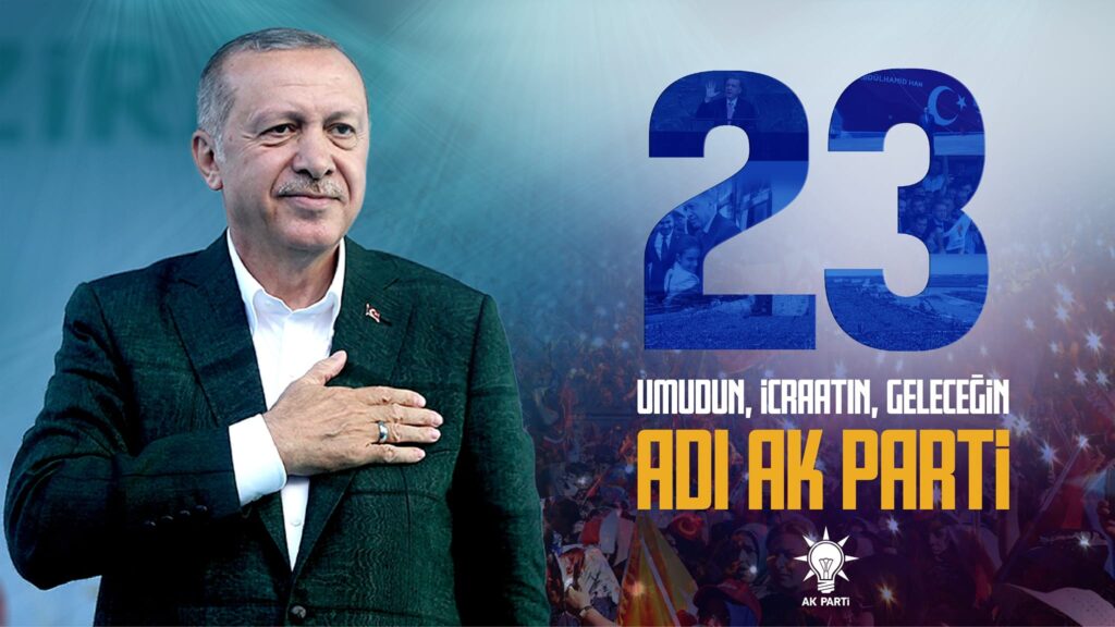 Türkiye’nin 39. partisi AK Parti 23 yaşında