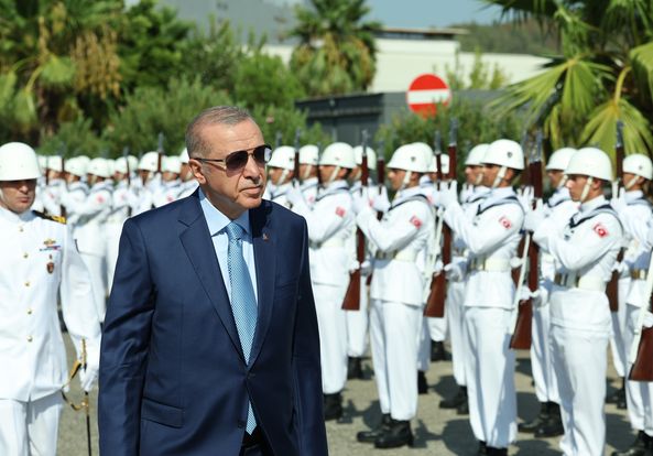 Cumhurbaşkanı Erdoğan, Aksaz Tersanesi Komutanlığı’ndaki törene katıldı