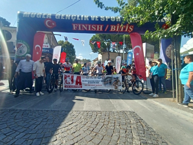 Muğla’da Dağ Bisikleti Maraton Yarışı yapıldı